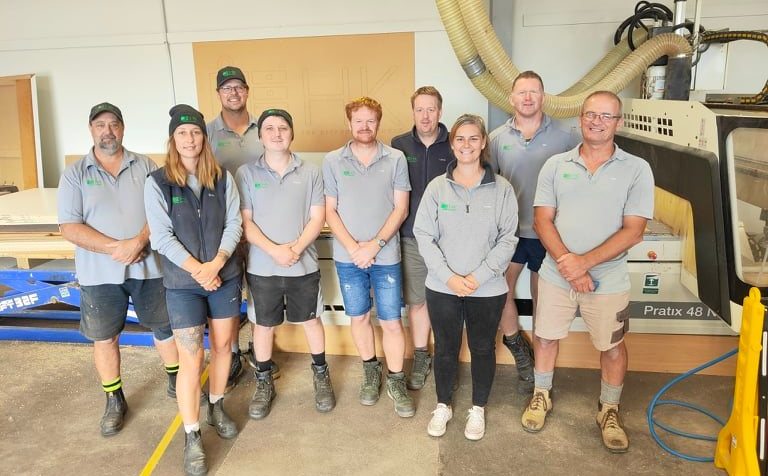 The Hawera kitchens team